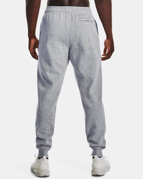 Men's UA Rival Fleece Graphic Joggers in Gray image number 1